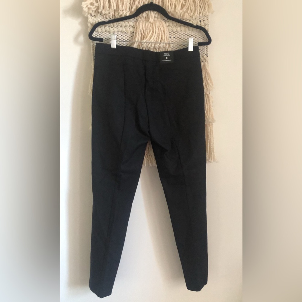 NWT Club Monaco Lillean High-Rise Pant Black Skinny tapered leg Size 8 - Picture 3 of 6